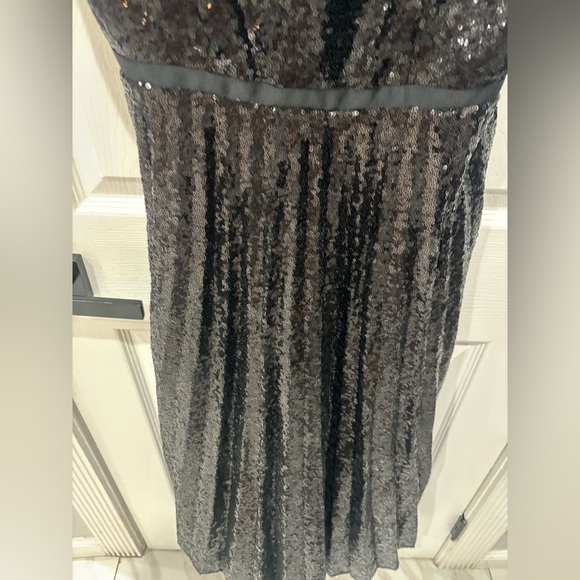 TED BAKER London, Size 2, Elegant Black Sequin Dress - Picture 6 of 9
